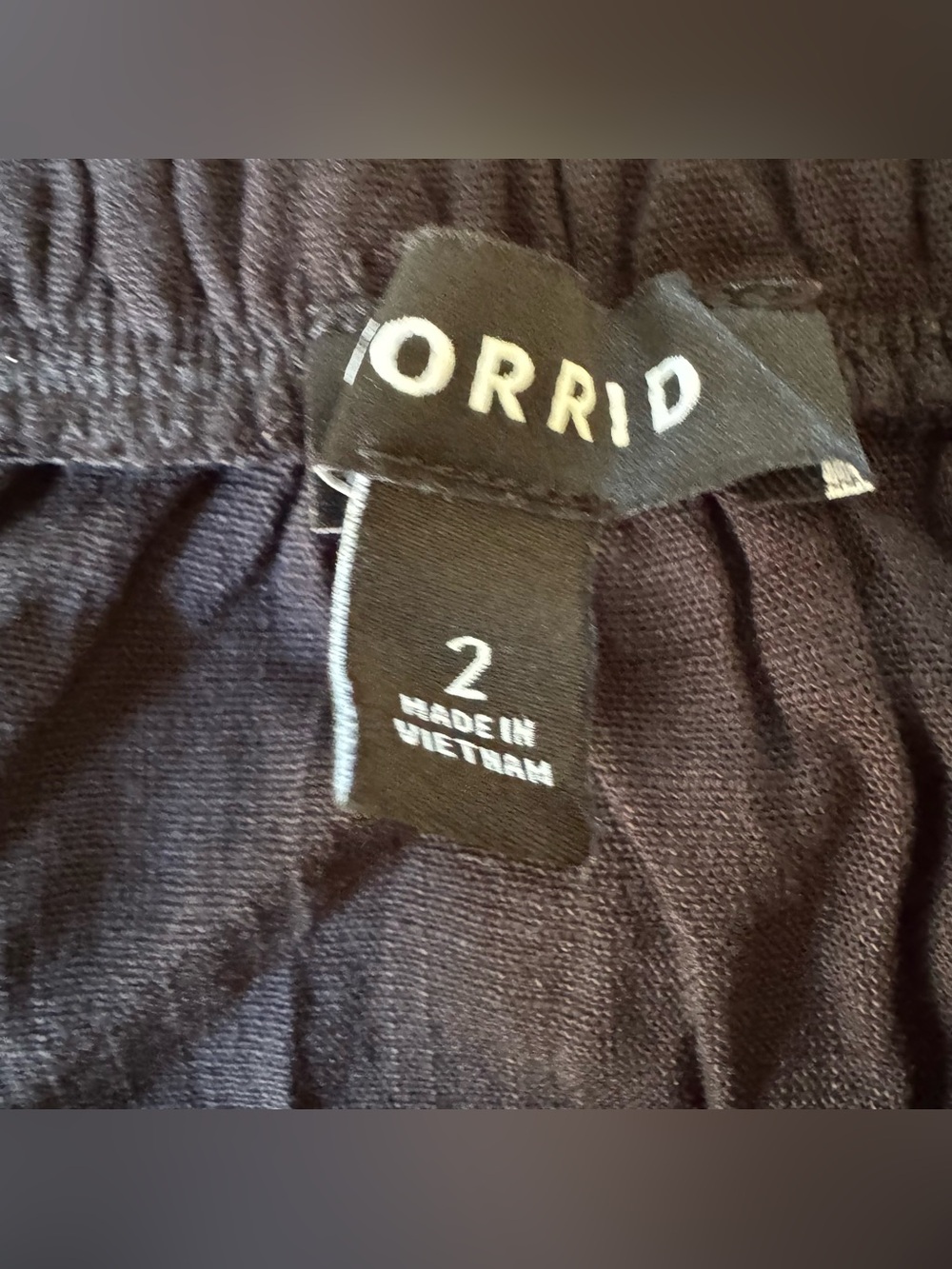 Torrid Black Dark Maxi Skirt Pockets Elastic Waistband Minimalist Coastal 2/2X - Picture 5 of 7